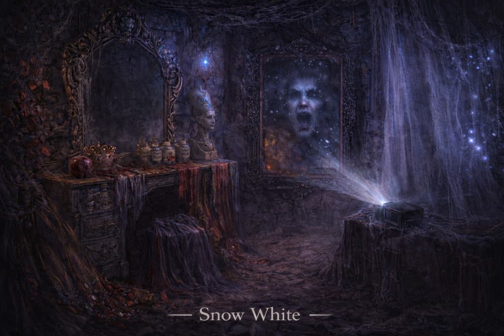 Atmospheric concept art for Snow White